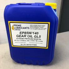 Prime EP85w140 GL5 Gear Oil (20LITRE)